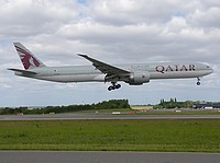 lgg/low/A7-BAP - B777-3DZ Qatar Airways - LGG 12-05-2020.jpg