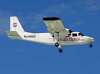 sxm/low/PJ-WED - Britten-Norman BN-2A-26 Islander - Windward Express Airways - SXM 02-02-2017.jpg